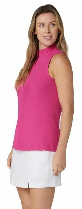 Callaway Rib Play Sleeveless dámske polo, fuchsia purple