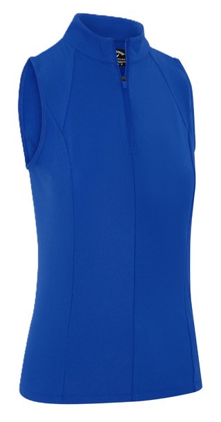 Callaway Rib Play Sleeveless dámske polo, blue tattoo
