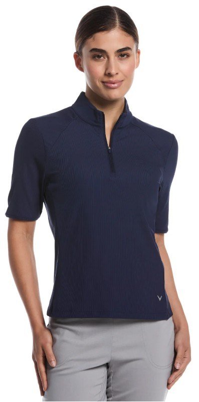 Callaway Rib Play dámske polo, peacoat