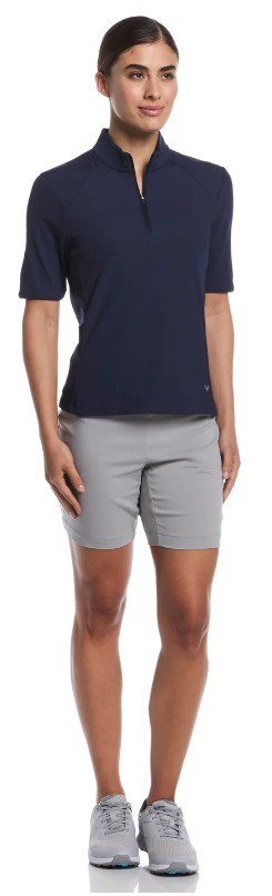 Callaway Rib Play dámske polo, peacoat