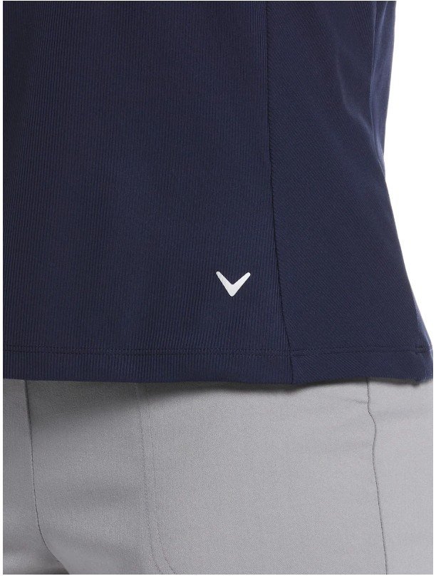 Callaway Rib Play dámske polo, peacoat