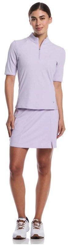 Callaway Rib Play dámske polo, pastel lilac