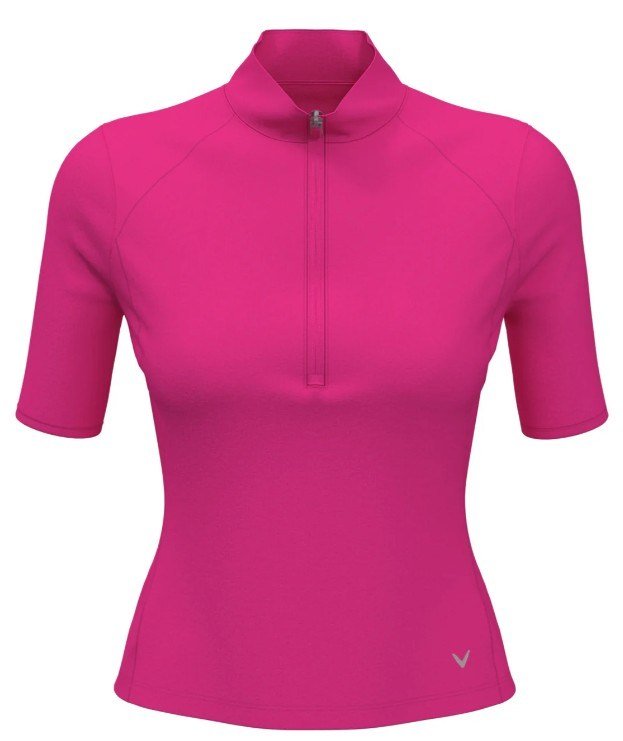 Callaway Rib Play dámske polo, fuschia purple