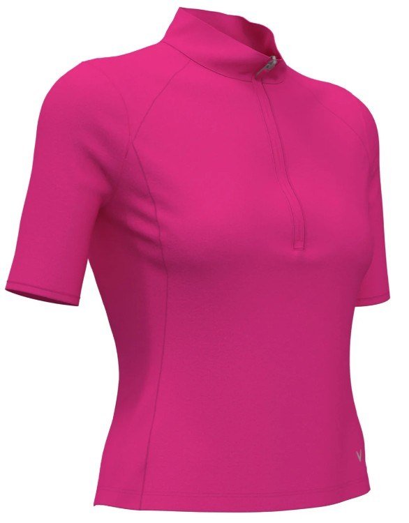 Callaway Rib Play dámske polo, fuschia purple
