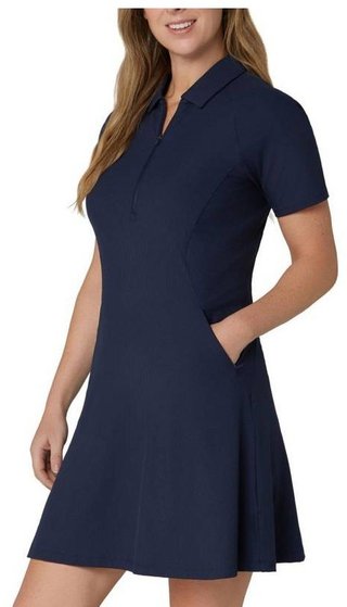 Callaway Essential Ribbed dámske šaty, peacoat