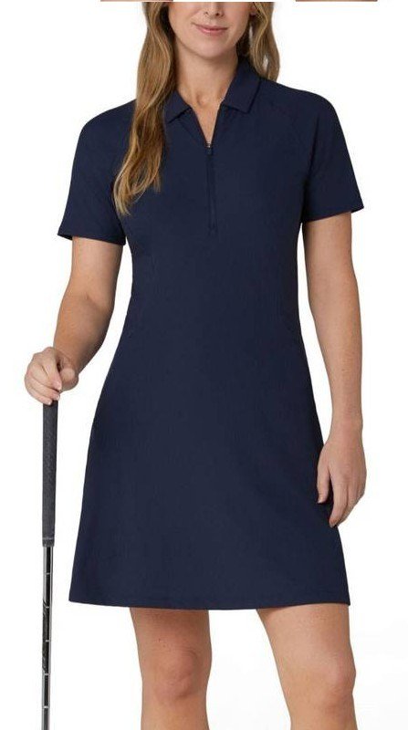 Callaway Essential Ribbed dámske šaty, peacoat
