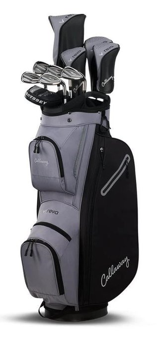Callaway Reva 11PC Black dámsky golfový set 2026, grafit, LLH + cart bag