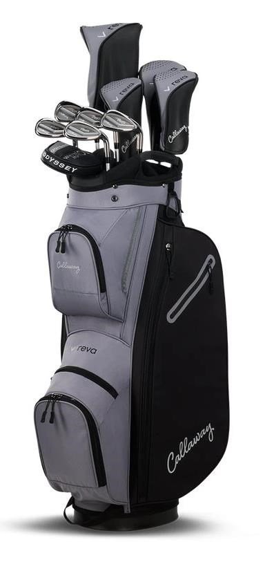Callaway Reva 11PC Black dámsky golfový set 2026, grafit, LLH + cart bag
