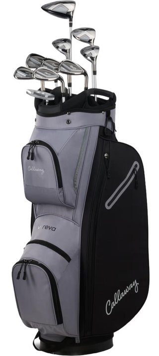 Callaway Reva 11PC Black dámsky golfový set 2026, grafit, LLH + cart bag