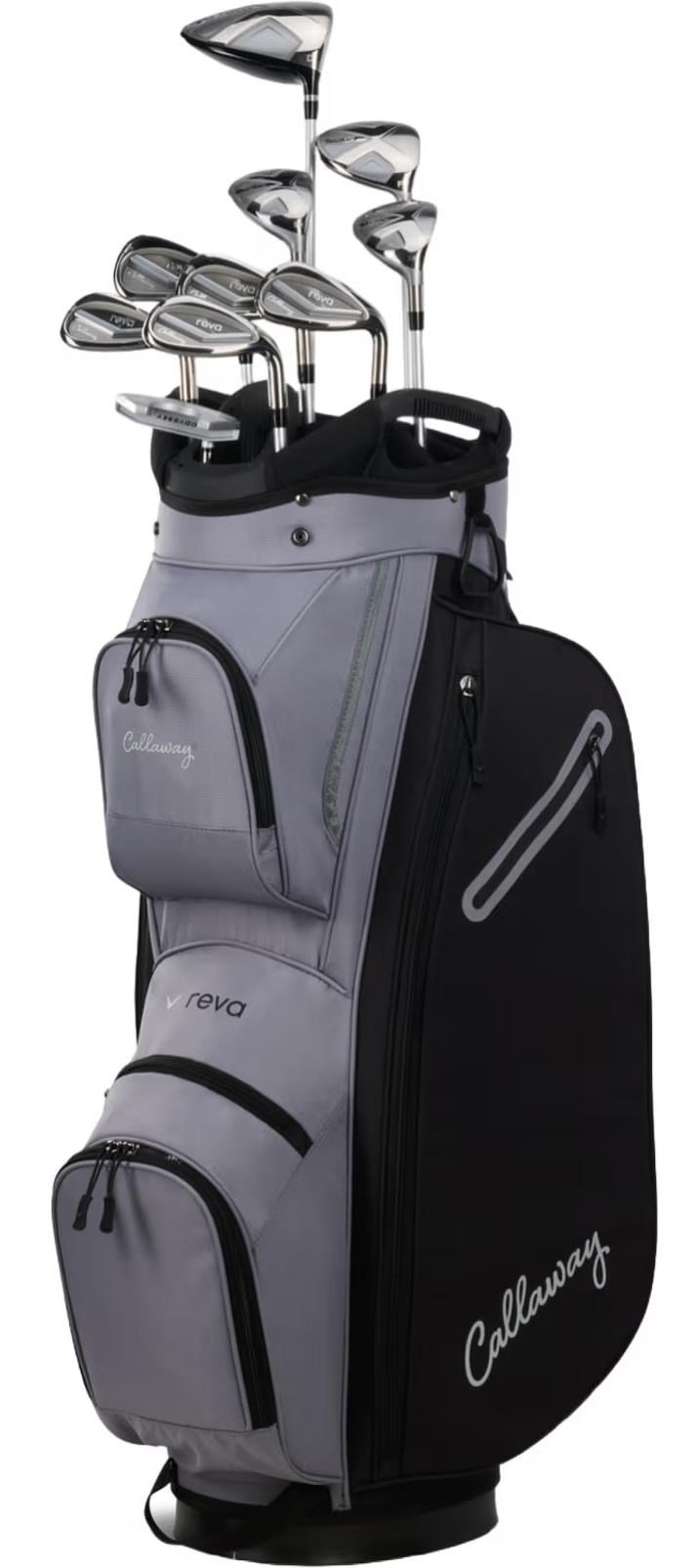 Callaway Reva 11PC Black dámsky golfový set 2026, grafit, LLH + cart bag