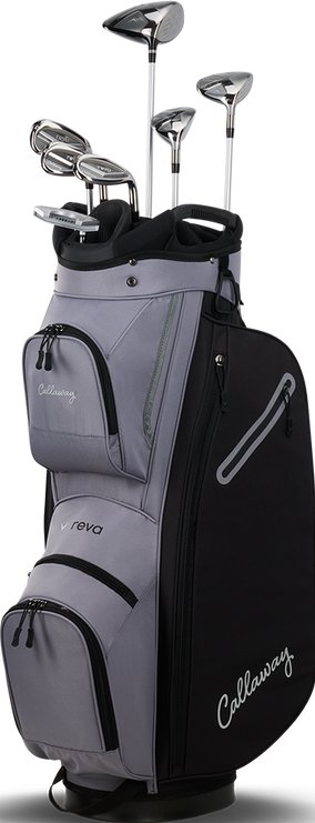 Callaway Reva 8PC Black dámsky golfový set, grafit, cart bag