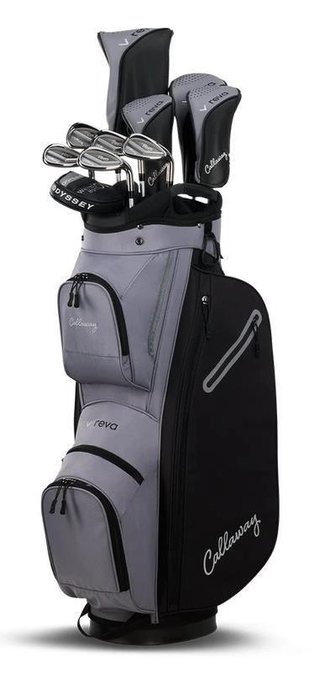 Callaway Reva 11PC dámsky golfový set 2026, grafit, LRH + cart bag