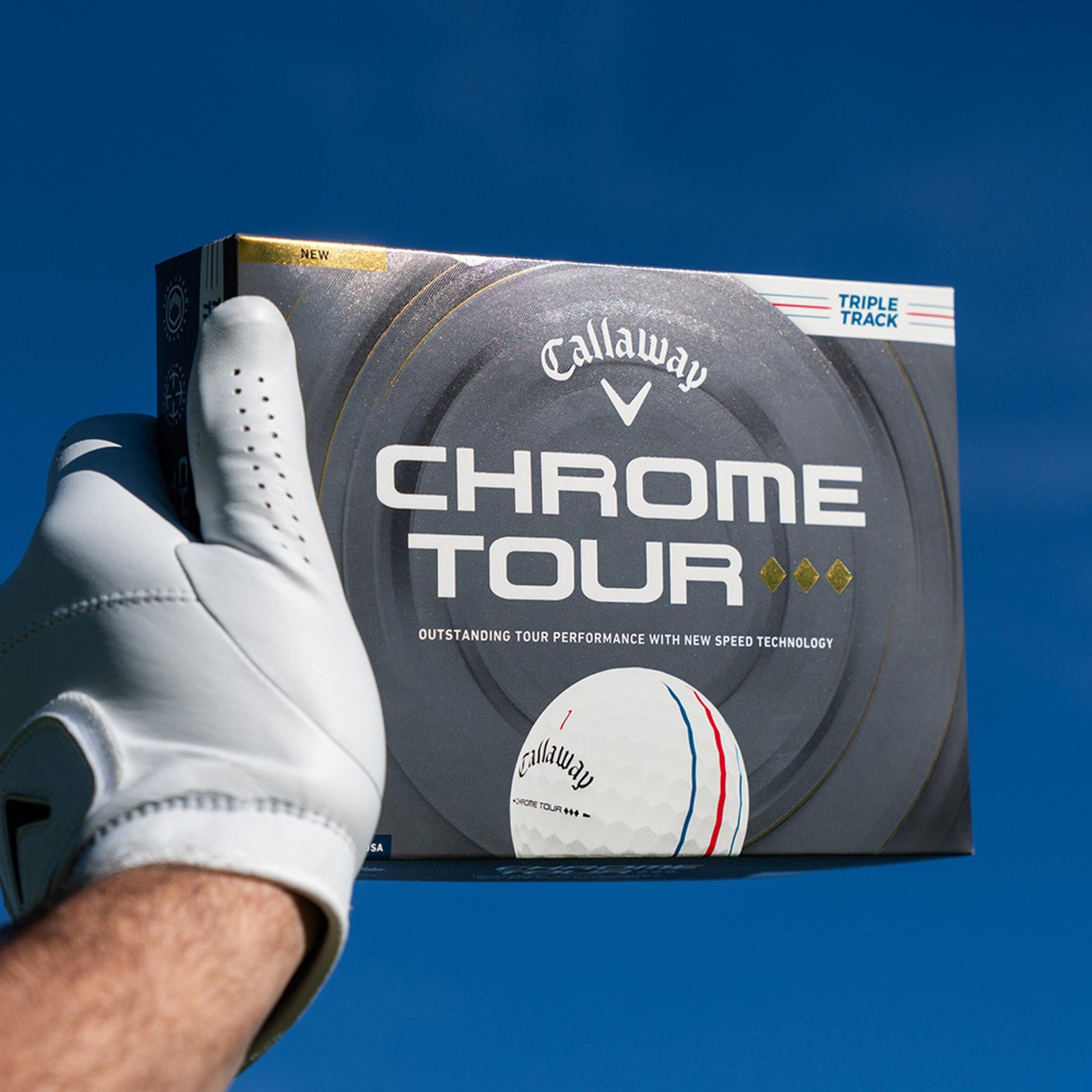 Callaway Chrome Tour Triple Track Diamond golfové loptičky