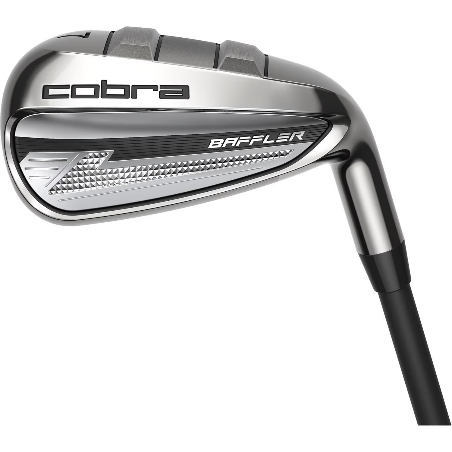 Cobra BAFFLER Black Silver irons, graphite