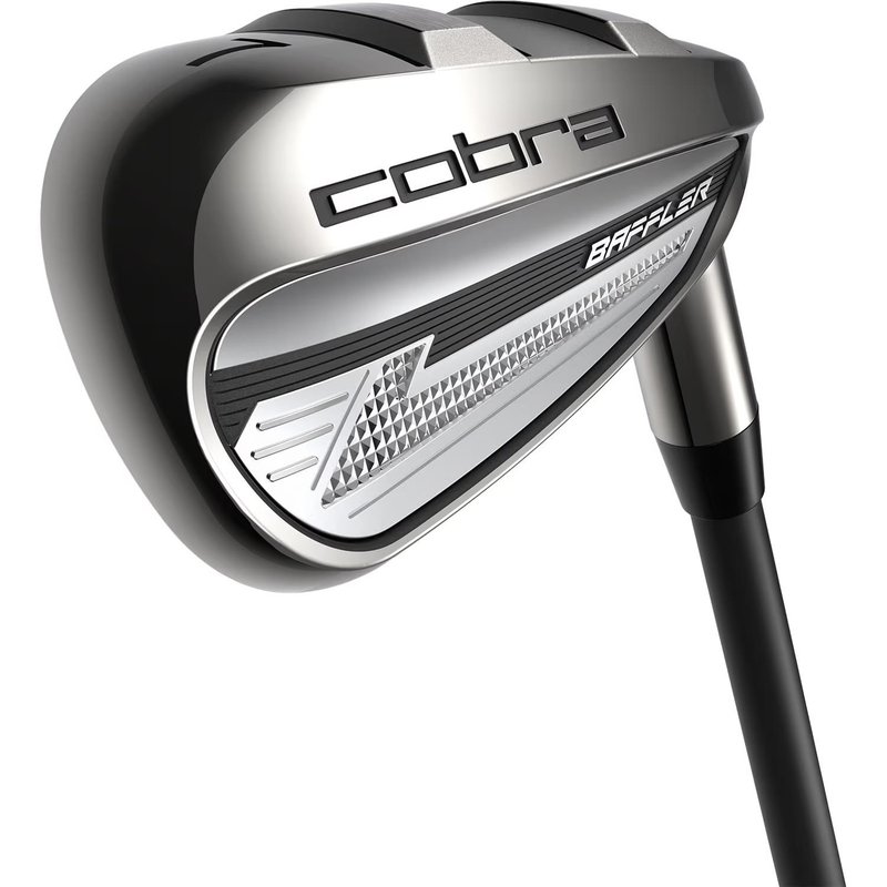 Cobra BAFFLER Black Silver irons, graphite