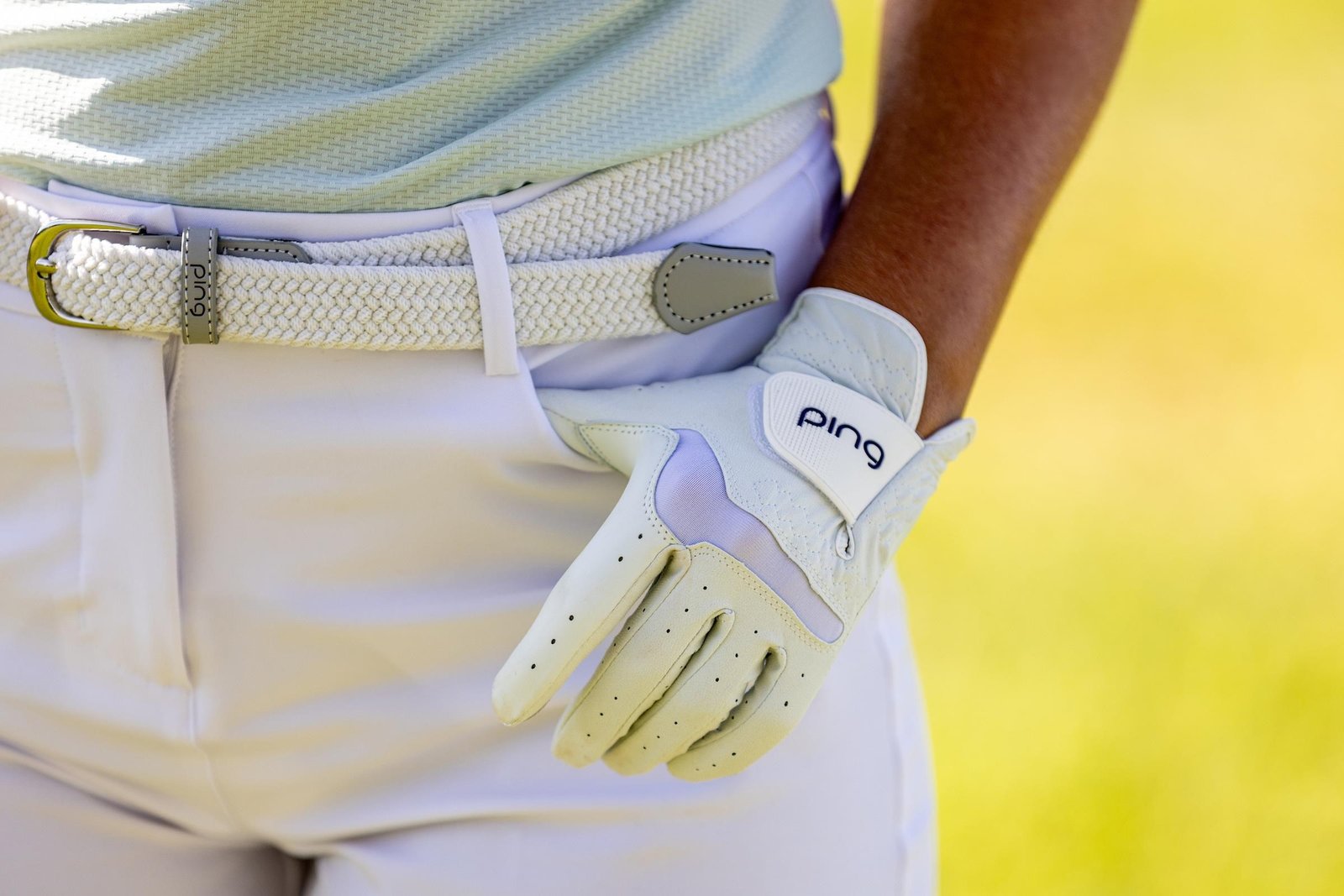 PING Sport G Le4 dámská golfová rukavica, biela