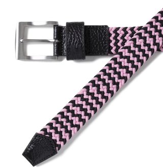 FootJoy Braided unisex opasok, black/pink pop