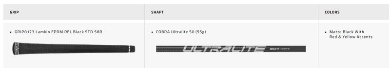 Cobra BAFFLER Black Silver fairway drevo