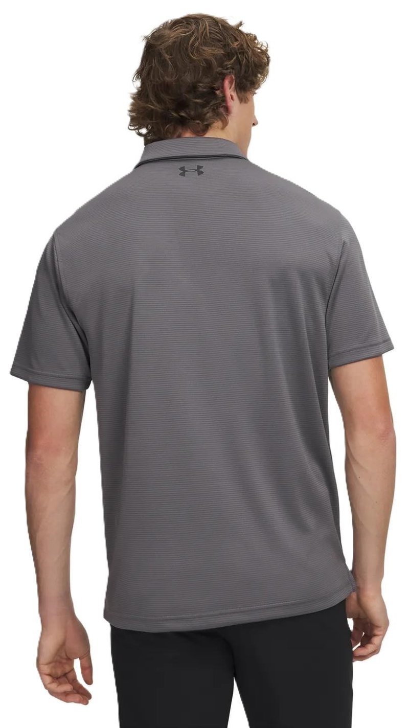 Under Armour Tech pánske polo, grafitové/čierne