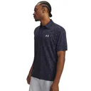 Under Armour Playoff 3.0 Printed pánske polo, midnight navy/white