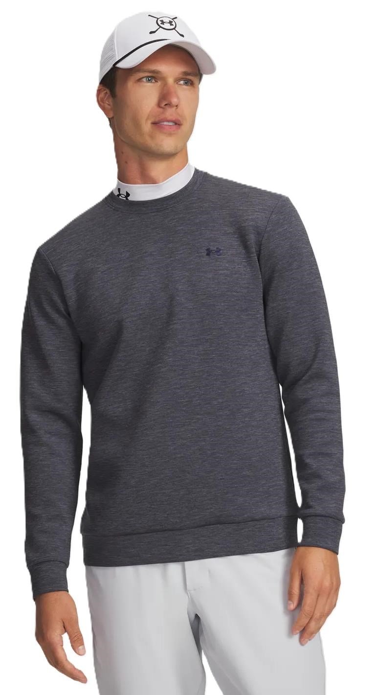 Under Armour Drive Midlayer Crew pánska mikina, midnight navy