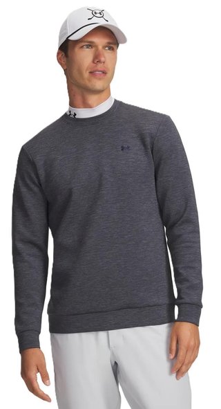 Under Armour Drive Midlayer Crew pánska mikina, midnight navy