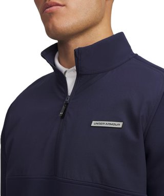 Under Armour Drive Pro Hybrid Half Zip pánska mikina, midnight navy/black