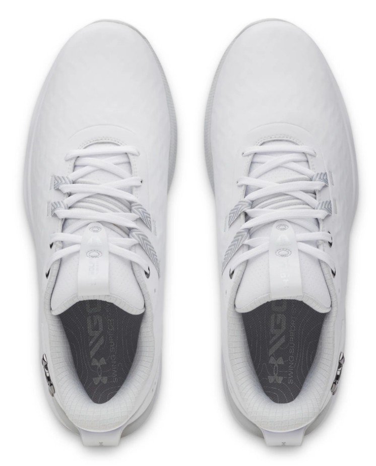 Under Armour Drive Pro Clone Spikeless pánske golfové topánky, biele