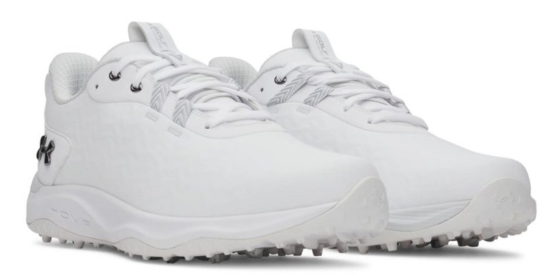 Under Armour Drive Pro Clone Spikeless pánske golfové topánky, biele