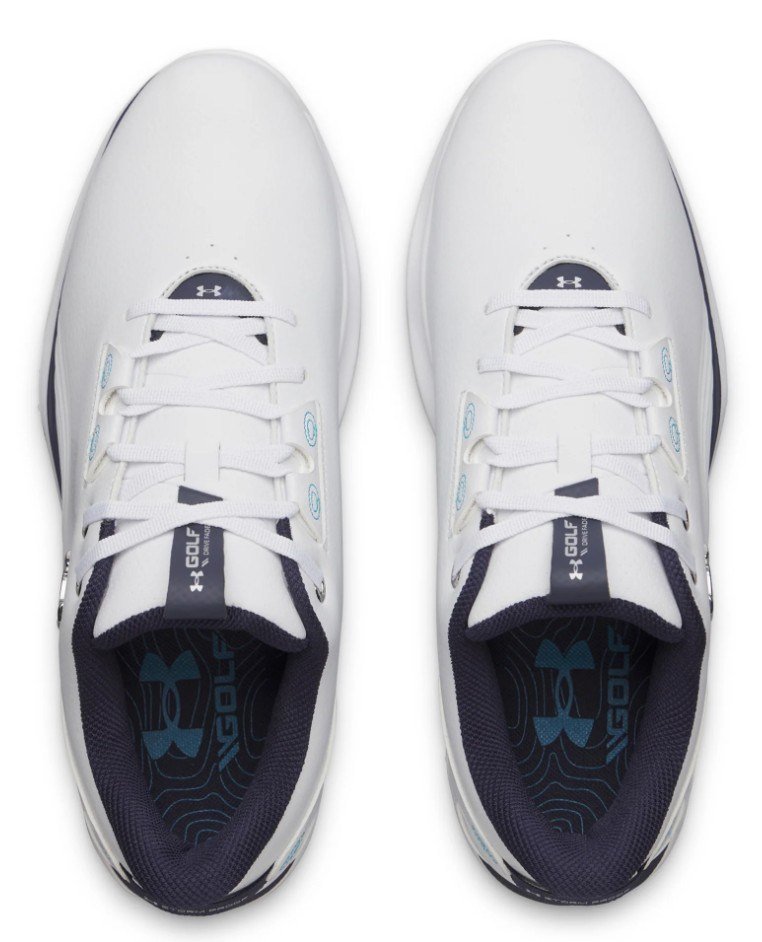 Under Armour Drive Fade 2 Spikeless pánske golfové topánky, biele