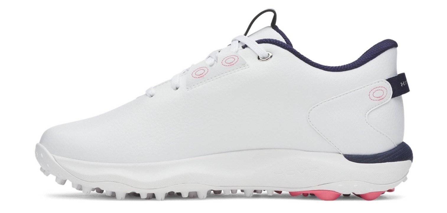 Under Armour Drive Fade 2 Spikeless dámske golfové topánky, biele