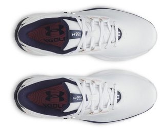 Under Armour Drive Fade 2 Spikeless dámske golfové topánky, biele