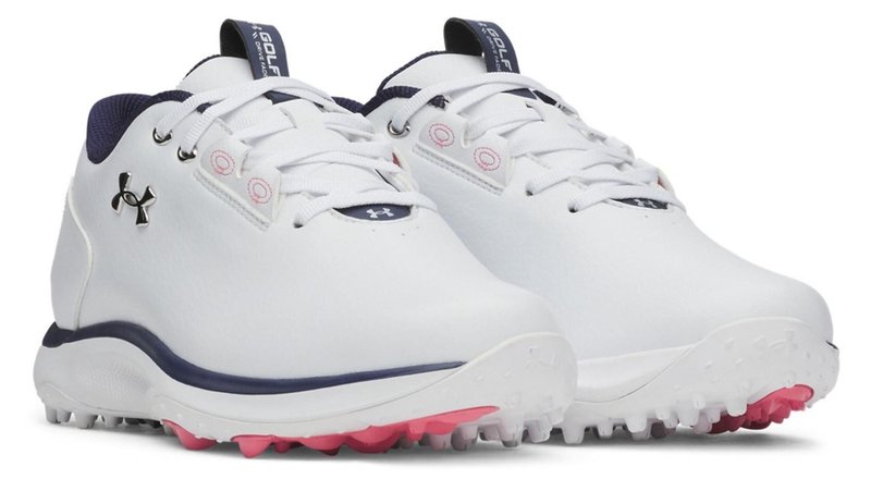 Under Armour Drive Fade 2 Spikeless dámske golfové topánky, biele