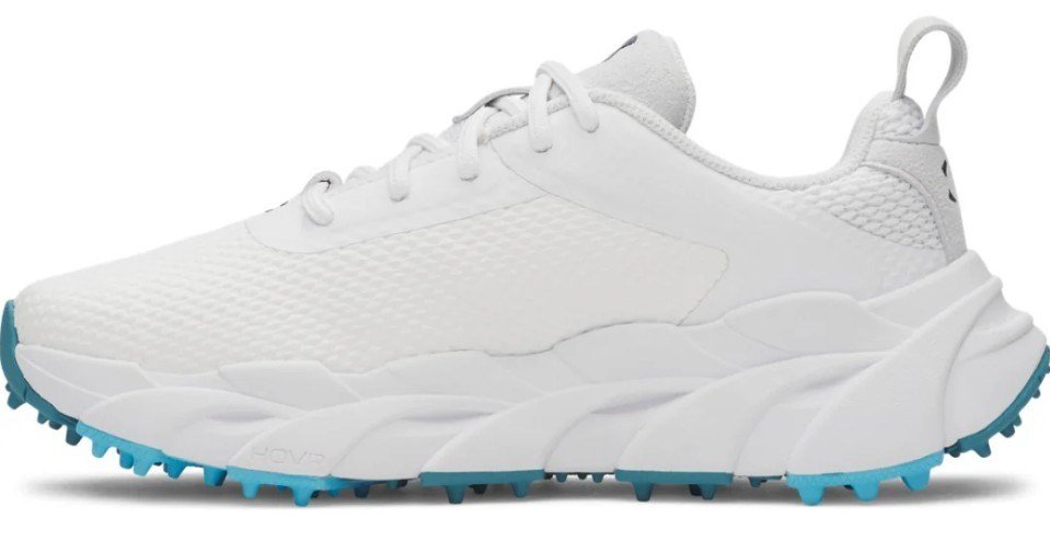 Under Armour Halo Tour Hybrid Spikeless dámske golfové topánky, biele