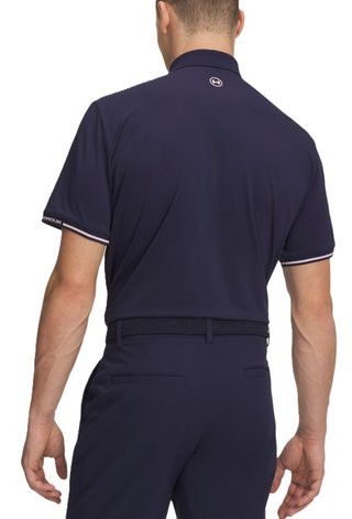Under Armour Dry Pique pánske polo, midnight navy/prime pink