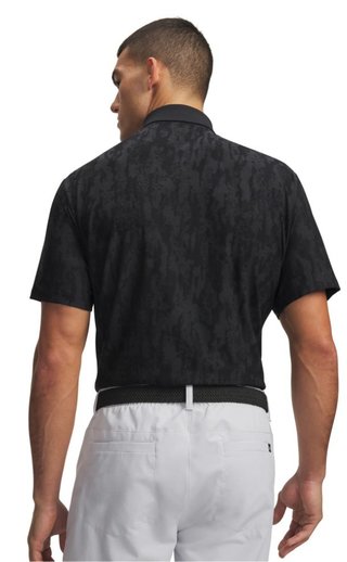 Under Armour Dry Jacquard pánske polo, čierno/antracitové