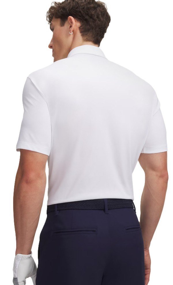 Under Armour Dry Horizon pánske polo, bielo/tmavomodré