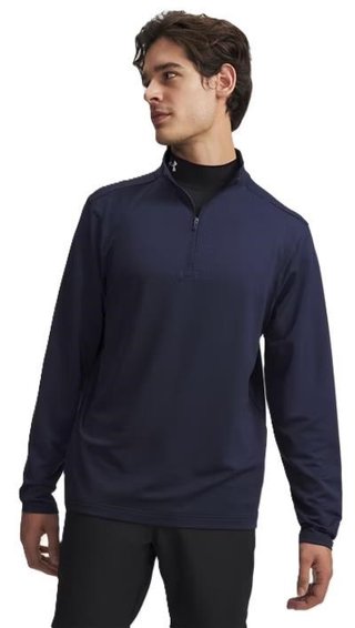 Under Armour Drive Lightweight 1/2 Zip pánska mikina, midnight navy/midnight navy fade heather/castlerock