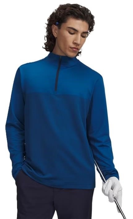 Under Armour Drive Lightweight 1/2 Zip pánska mikina, varsity blue/midnight navy