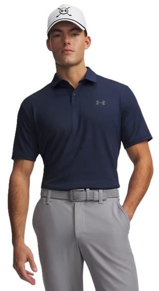 Under Armour Matchplay pánske polo, academy/pitch gray