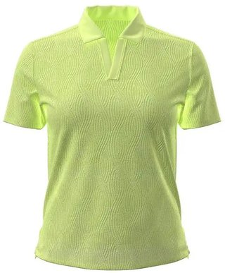 Under Armour Halo Bonded Jacquard dámske polo, fade green