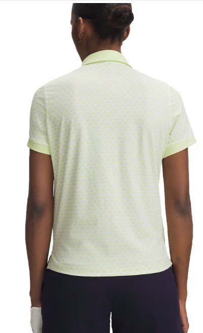Under Armour Drive Printed dámske polo, fade green/white