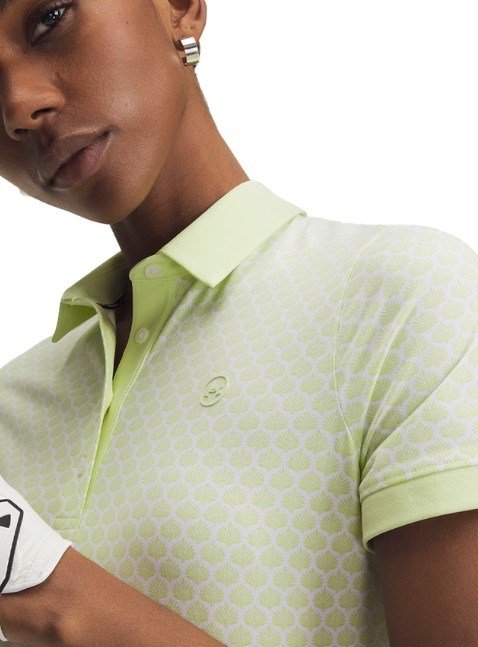 Under Armour Drive Printed dámske polo, fade green/white