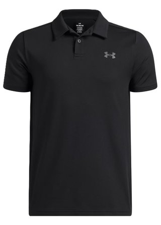 Under Armour Matchplay juniorské polo, čierne/castlerock