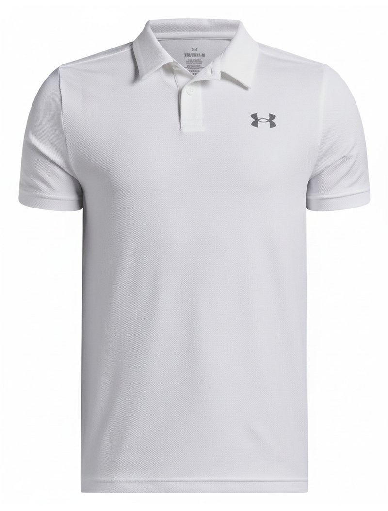Under Armour Matchplay detské polo, biele/castlerock