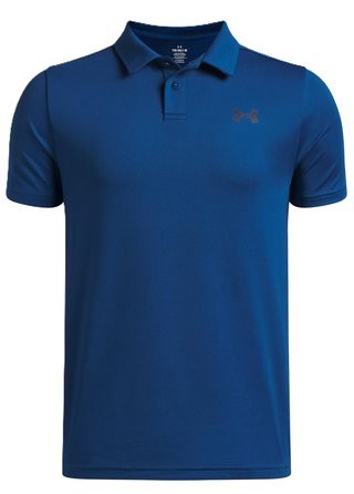 Under Armour Matchplay juniorské polo, varsity blue/midnight navy