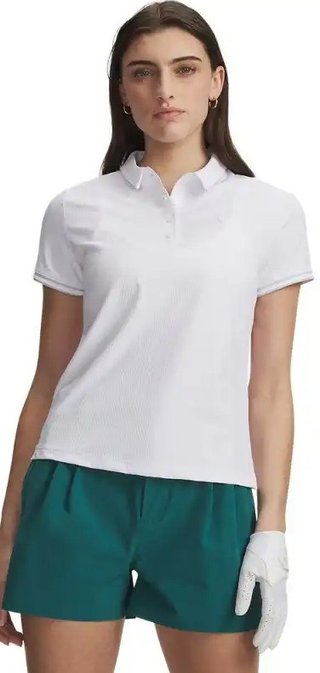 Under Armour Drive Chill dámske polo, bielo/halo gray