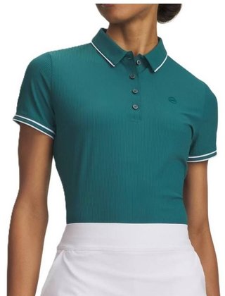 Under Armour Drive Chill dámske polo, rack green/white