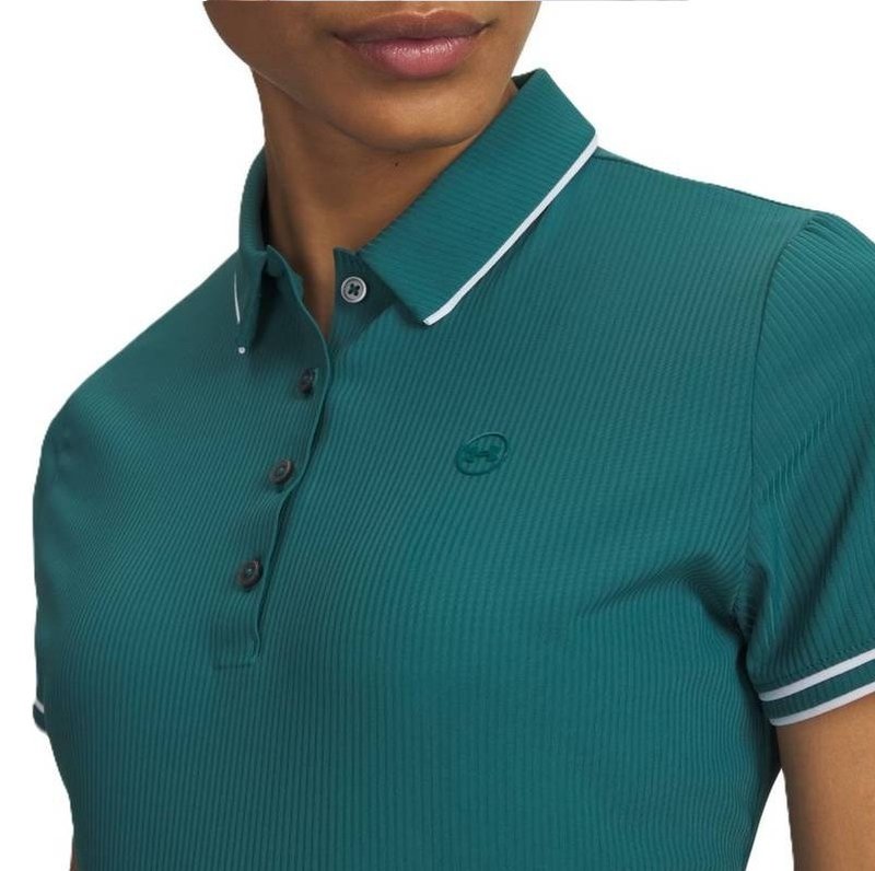 Under Armour Drive Chill dámske polo, rack green/white