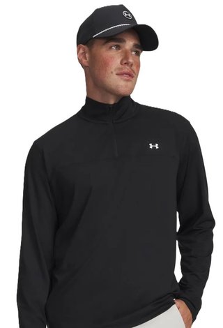 Under Armour T2G 1/4 Zip pánska mikina, čierna
